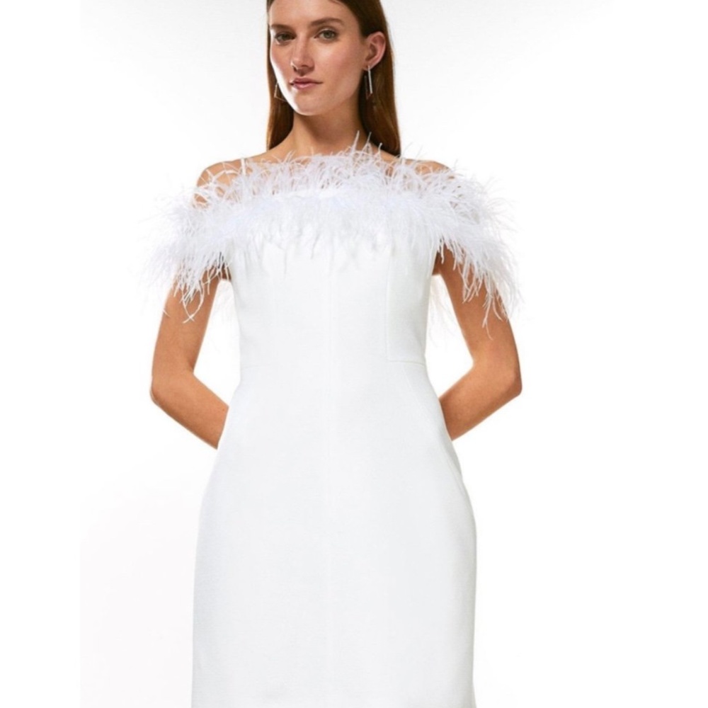 Karen Millen Off the Shoulder Mini Dress